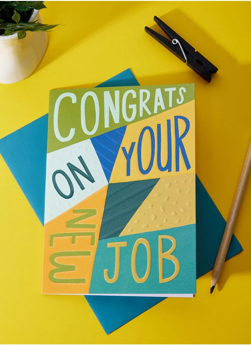 Raspberry Blossom Congrats On Your New Job Card