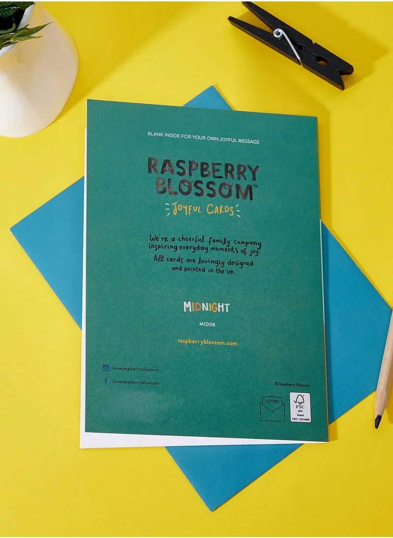 Raspberry Blossom Congrats On Your New Job Card