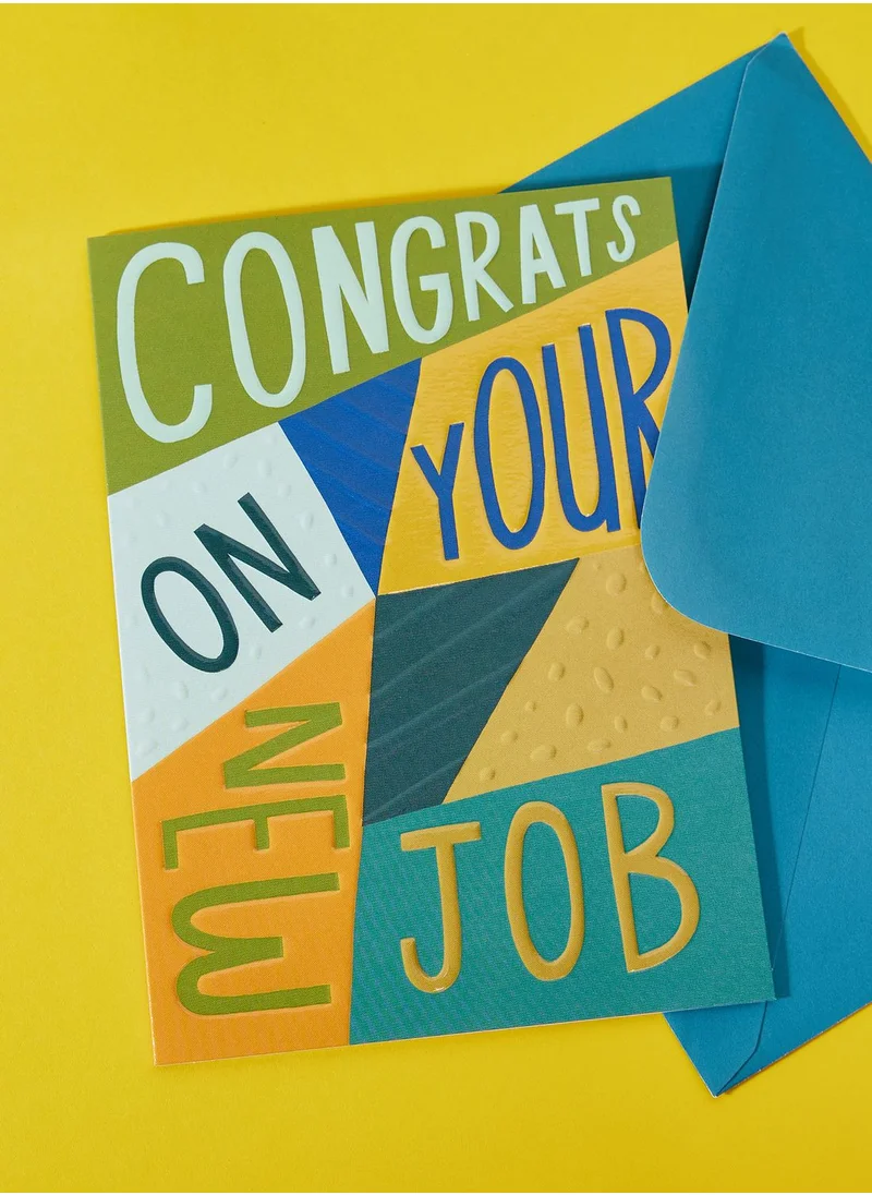 Raspberry Blossom Congrats On Your New Job Card
