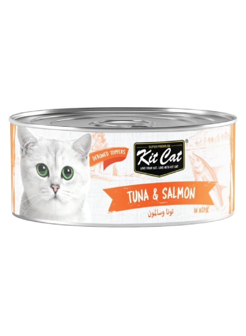 كيت كات منزوعة العظام، عبوات متعددة من التونا والسلمون، 6 × 50 جم - Image 2