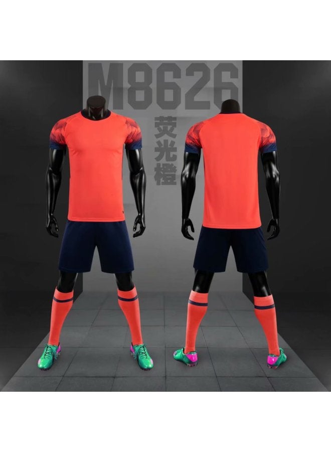 8626 Orange Football Jersey - Image 1