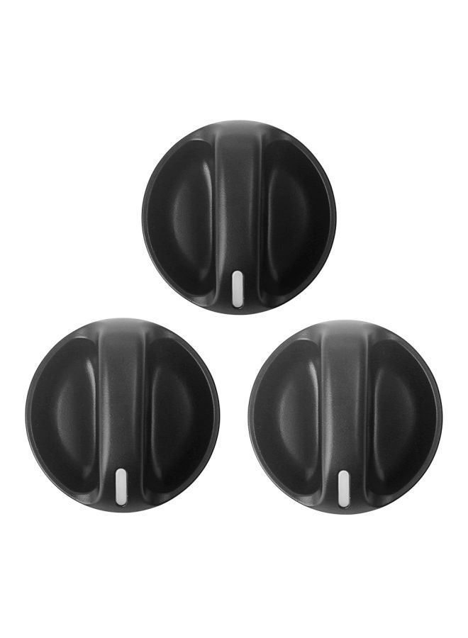 NIBEMINENT 3-Piece A/C Climate Control Knobs For Toyota Tundra 2000-2006 - Image 1