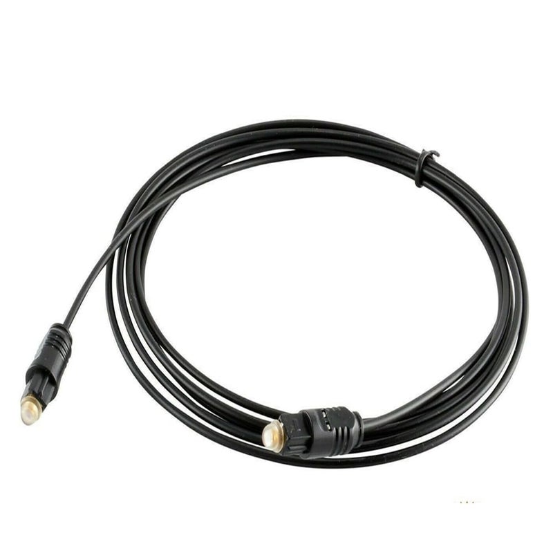 MESHIV FOC150 Digital Optical Audio Cable - Toslink Cable Fiber Optic Cable For Home Theater, Sound Bar, TV, PS4, Xbox, Playstation & More (3 Meter) - Image 1