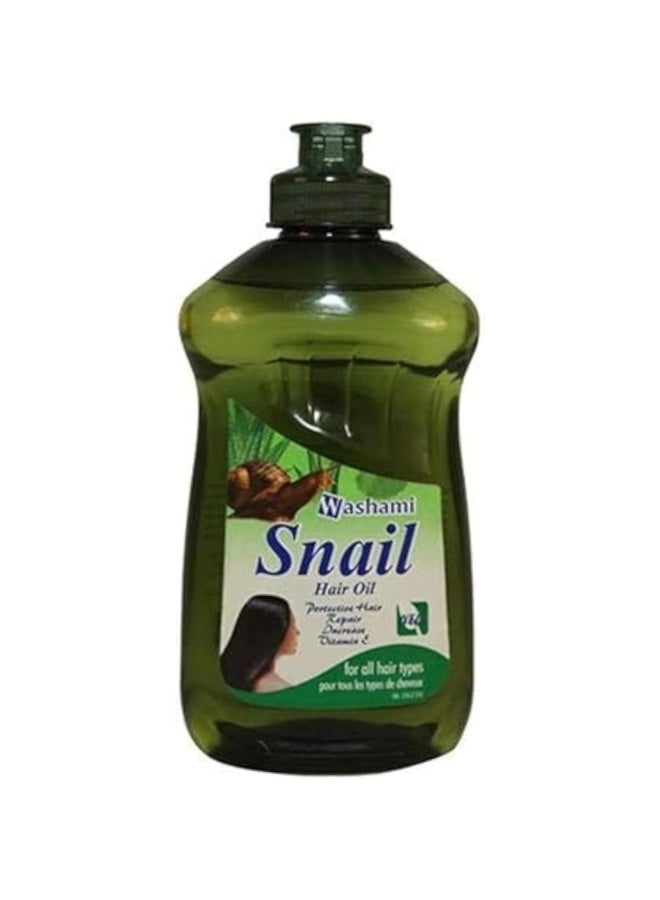 WASHAMI Snail Hair Oil with Vitamin E for All Hair Types Protective & Repair Formula 100% Natural by Washami - Image 5