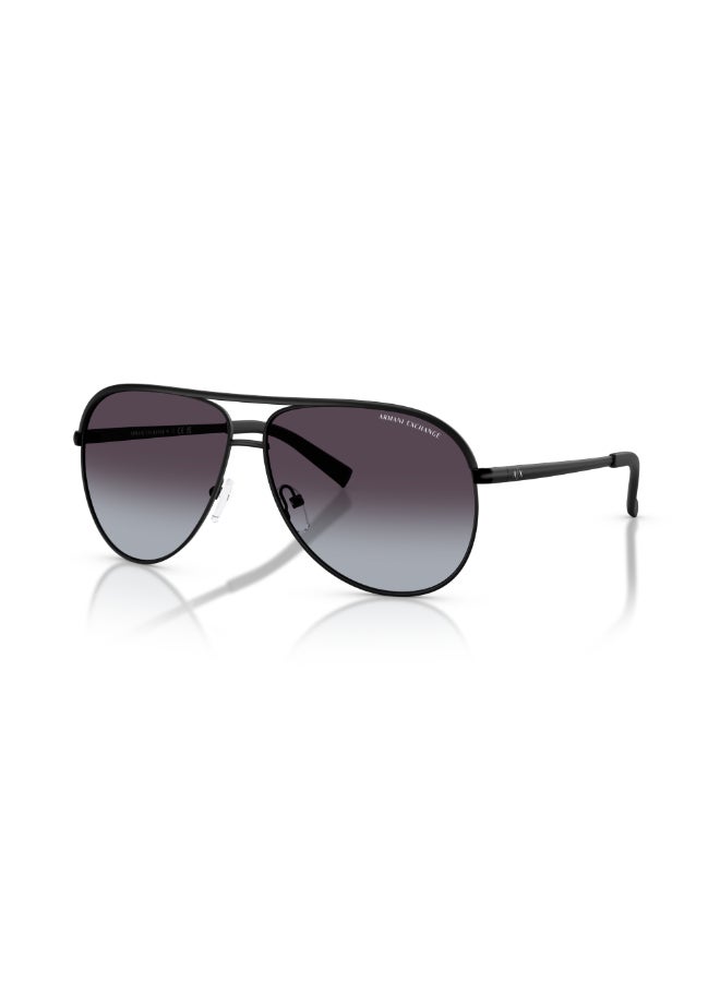 ARMANI EXCHANGE UNISEX PILLOW   sunglasses- AX 2002 - lense size:61mm - MATTE BLACK - Image 4