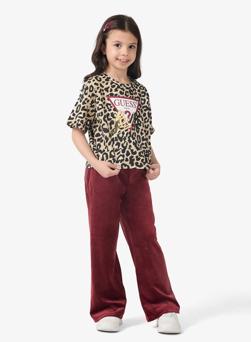 GUESS Kids Slogan Crew neck T-Shirt - Image 4