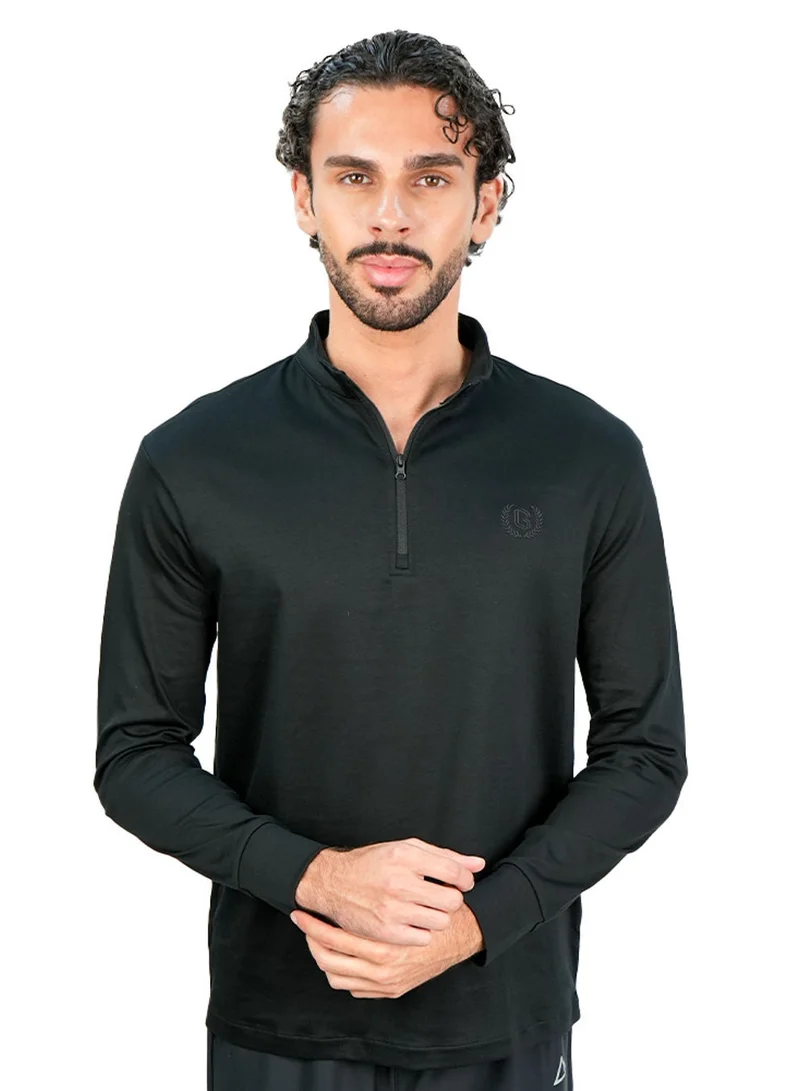 Men's Regular Liquid Touch Half-Zip Tee