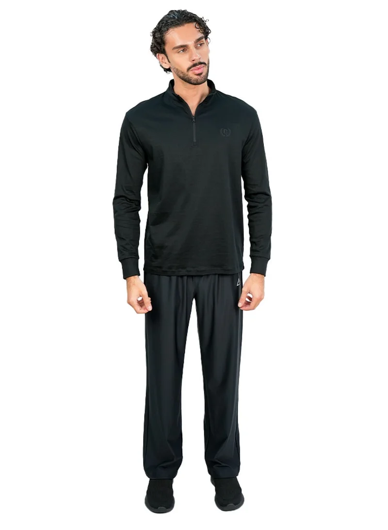 GIORDANO  Men's Regular Liquid Touch Half-Zip Tee for Men | Best Price UAE