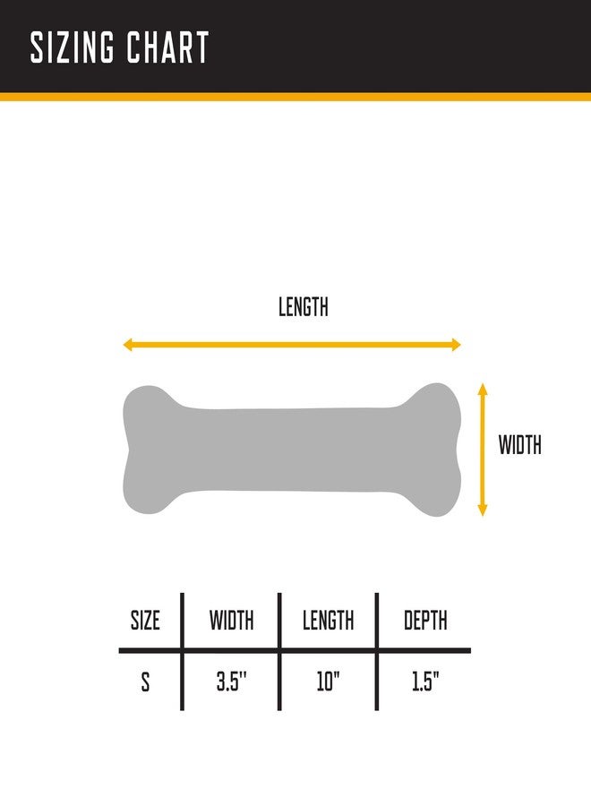 Browning Pet Training Tools, Durable Dog Toys for Tug and Fetch, Canvas Bone (Browning Gold), Small - Image 3