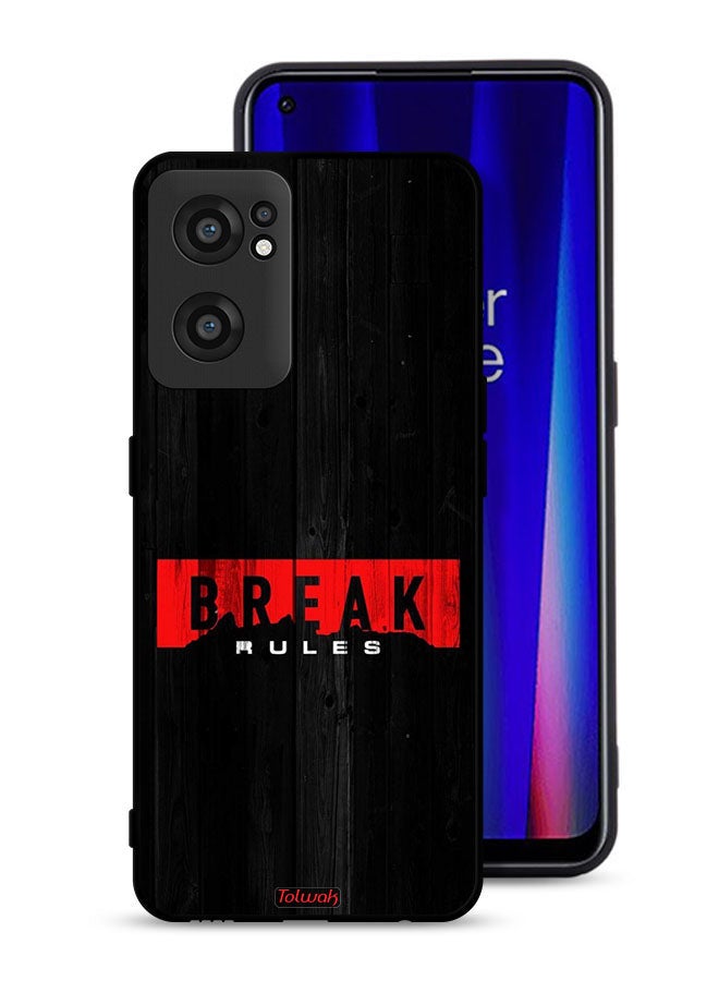Tolwak OnePlus Nord CE 2 5G Protective Case Cover Break Rules - Image 1