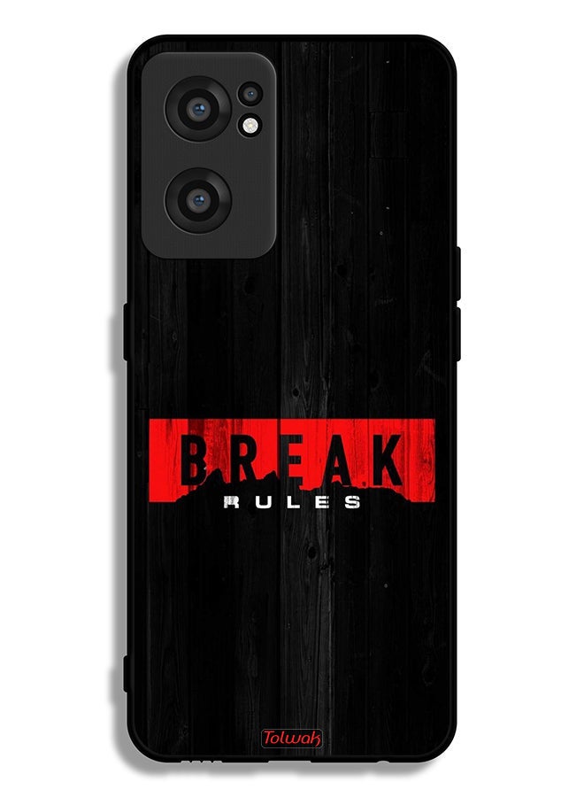 Tolwak OnePlus Nord CE 2 5G Protective Case Cover Break Rules - Image 2