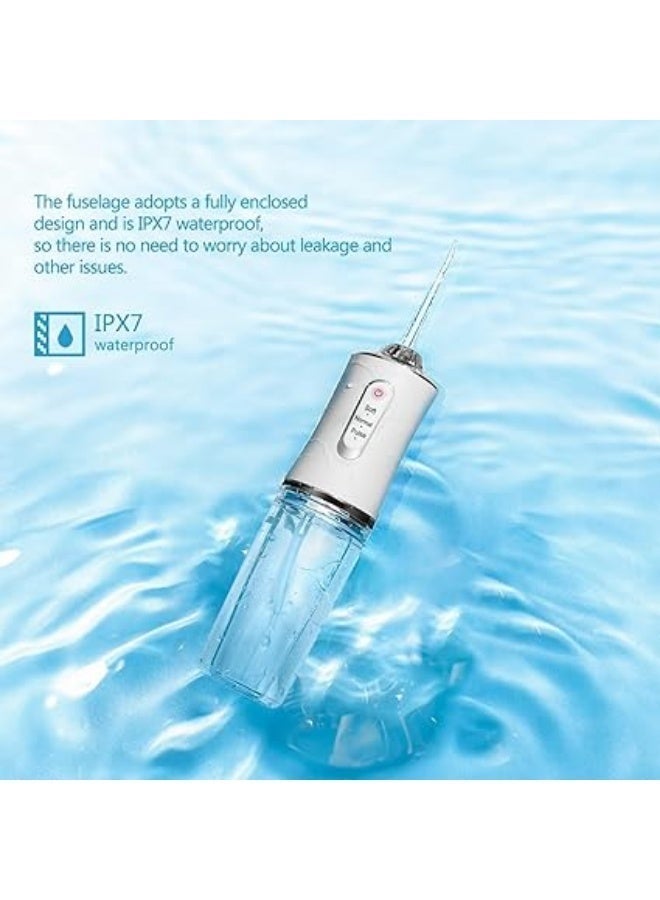 Water flosser with 3 modes, cordless, with 4 interchangeable spray heads - Image 4