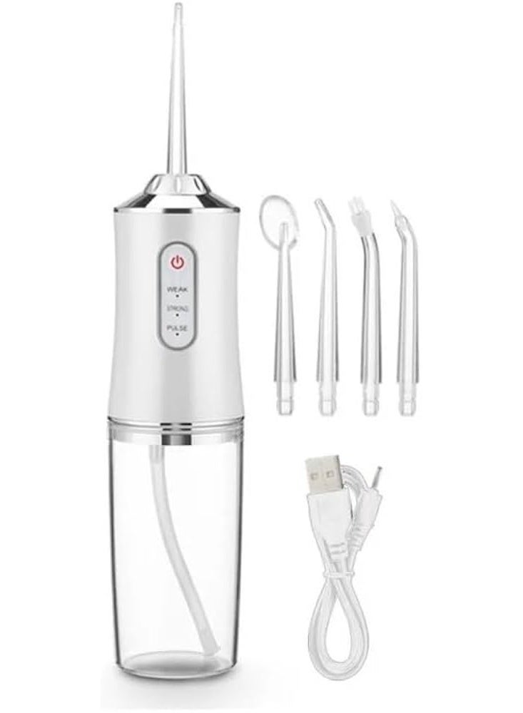 Water flosser with 3 modes, cordless, with 4 interchangeable spray heads - Image 2