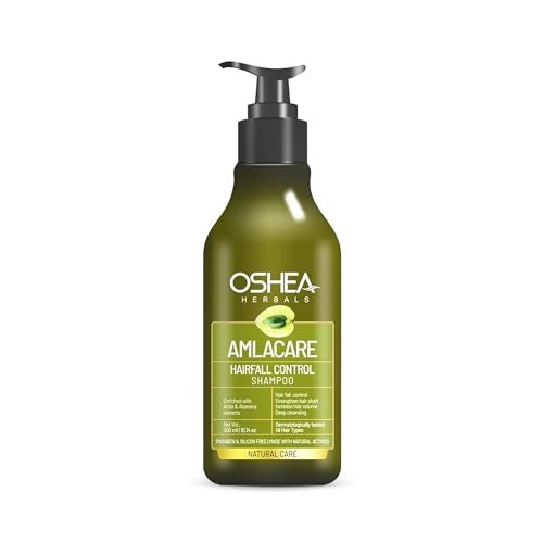 Oshea Herbals Amlacare Hairfall Control Shampoo for Men & Women | Strengthens Hair, Reduces Hairfall & Dandruff | Enriched with Aloe Vera & Amla Extracts - 300 ml (Pack of 2) - Image 2