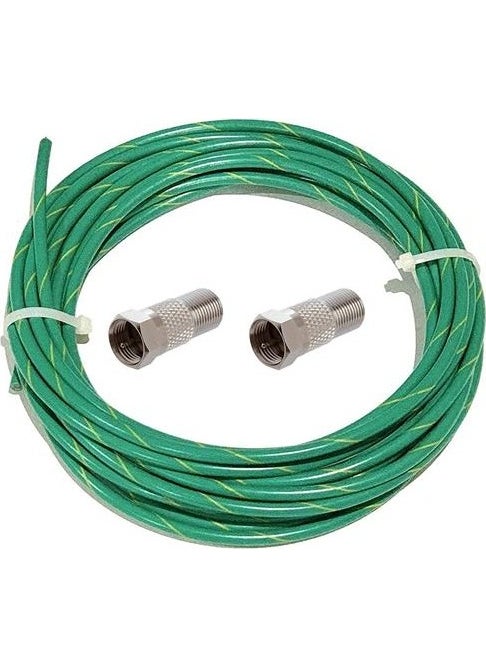 Xnews Yenitransformacion 10m Copper Satellite Cable Rg6 U6 Fullhd 4K 3D F Connector 241059 