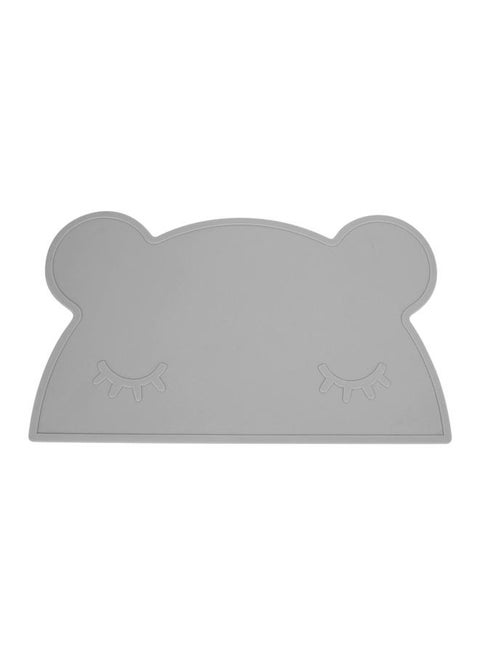 Baby Anti-skid Silicone Placemat Thermal Insulation Waterproof Cartoon Table Mat (Gray)