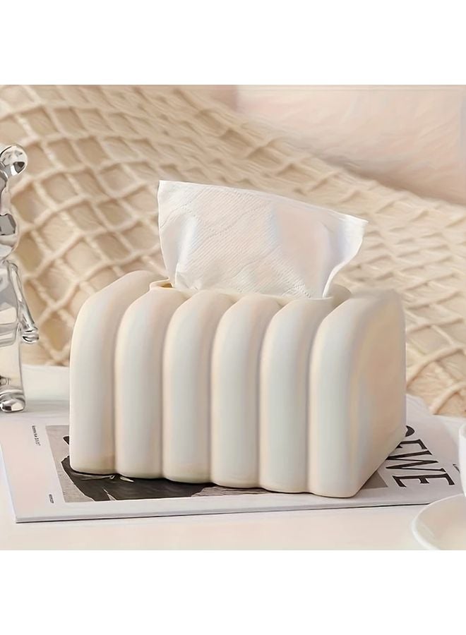 حافظة مناديل على شكل خبز أبيض، لمسة جمالية بسيطة لتزيين غرفة المعيشة - Image 4