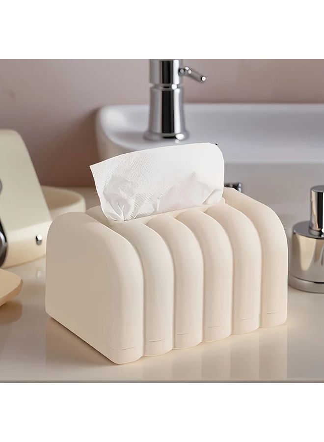 حافظة مناديل على شكل خبز أبيض، لمسة جمالية بسيطة لتزيين غرفة المعيشة - Image 1