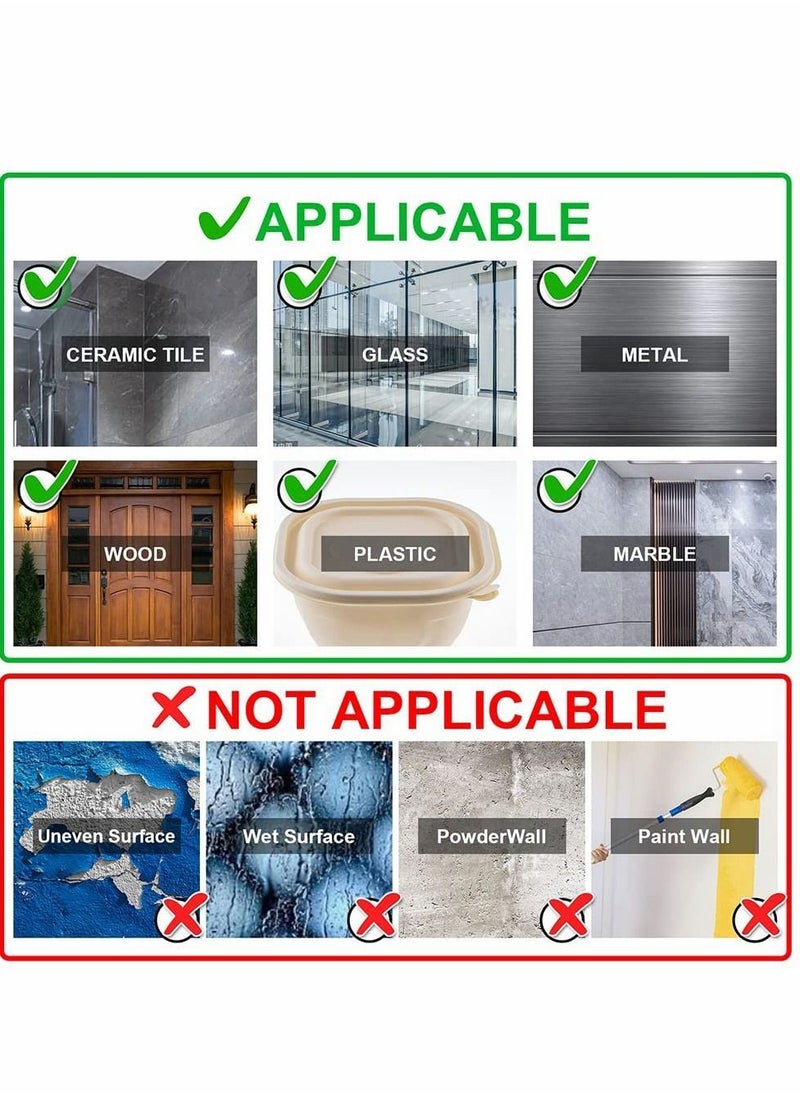 Y&D - 240 PCS Removable Double Sided Adhesive Tape Reusable Mounting Tape with Storage Box Wall Strips Transparent for Photo Walls Poster Spring... - Image 1