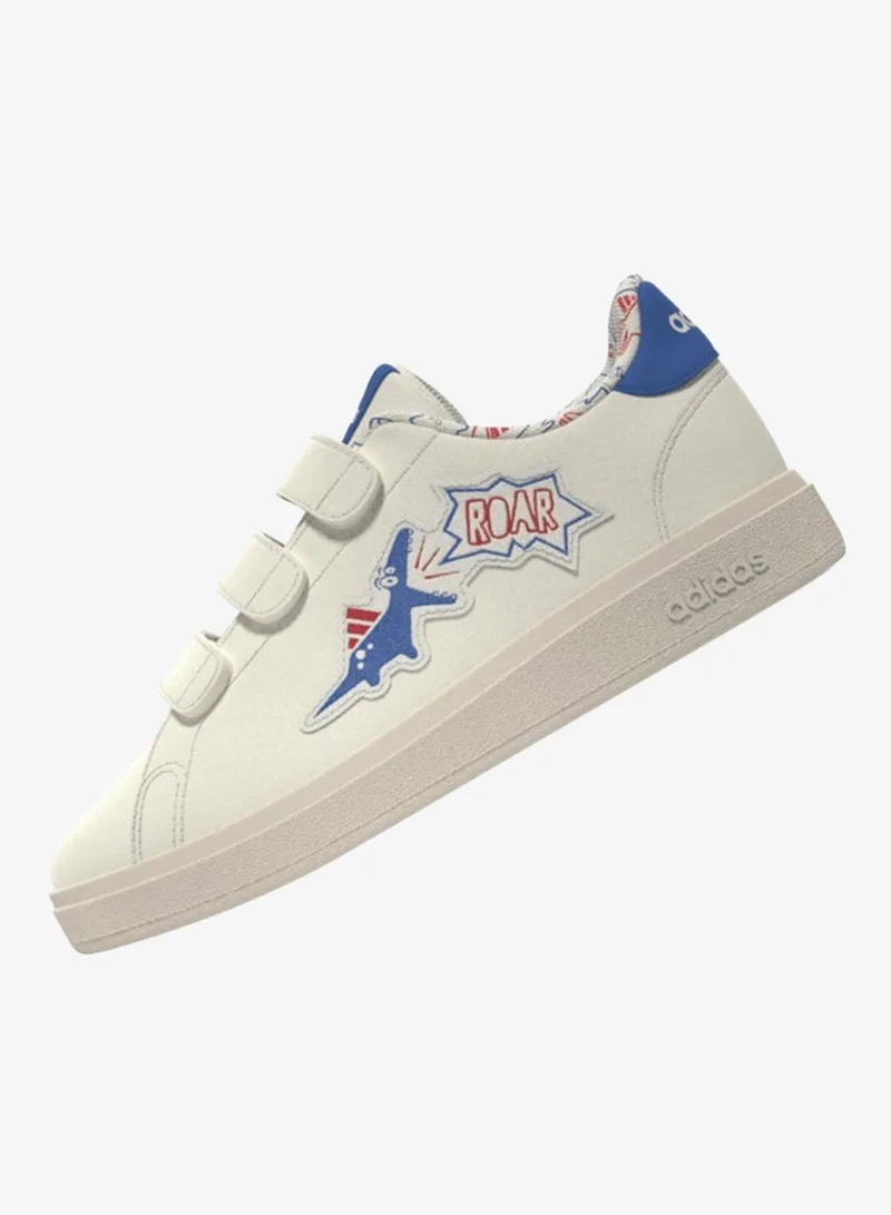Adidas OWHITE/BROYAL/SELURE Advantage 2.0 Dino Shoes Children  | Best Price UAE