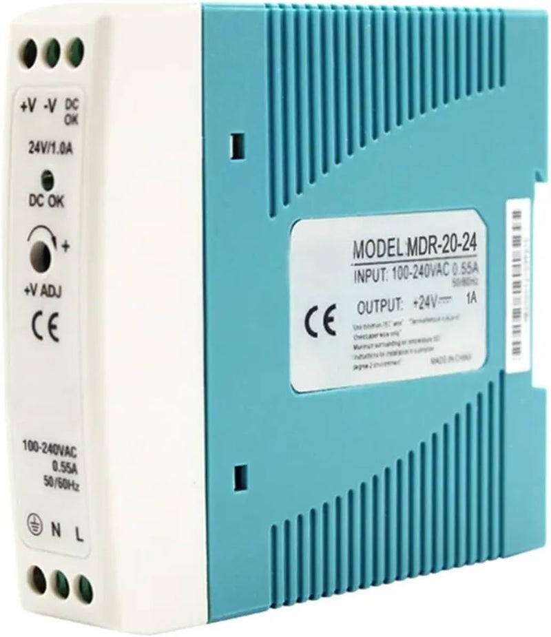1PC MDR-20 20W Single Output 5V 12V 15V 24V Din Rail Switching Power Supply AC to DC 50/60Hz(5V) - Image 4