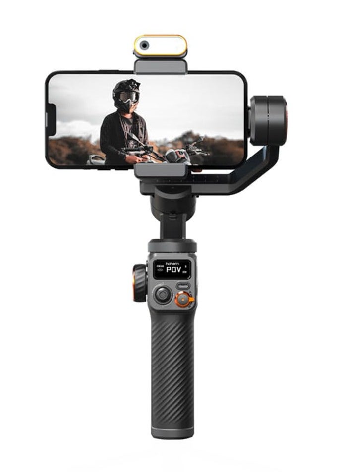 hohem iSteady M6 Kit Smartphone Gimbal Stabilizer 3-Axis with Magnetic Fill Light  - Image 1