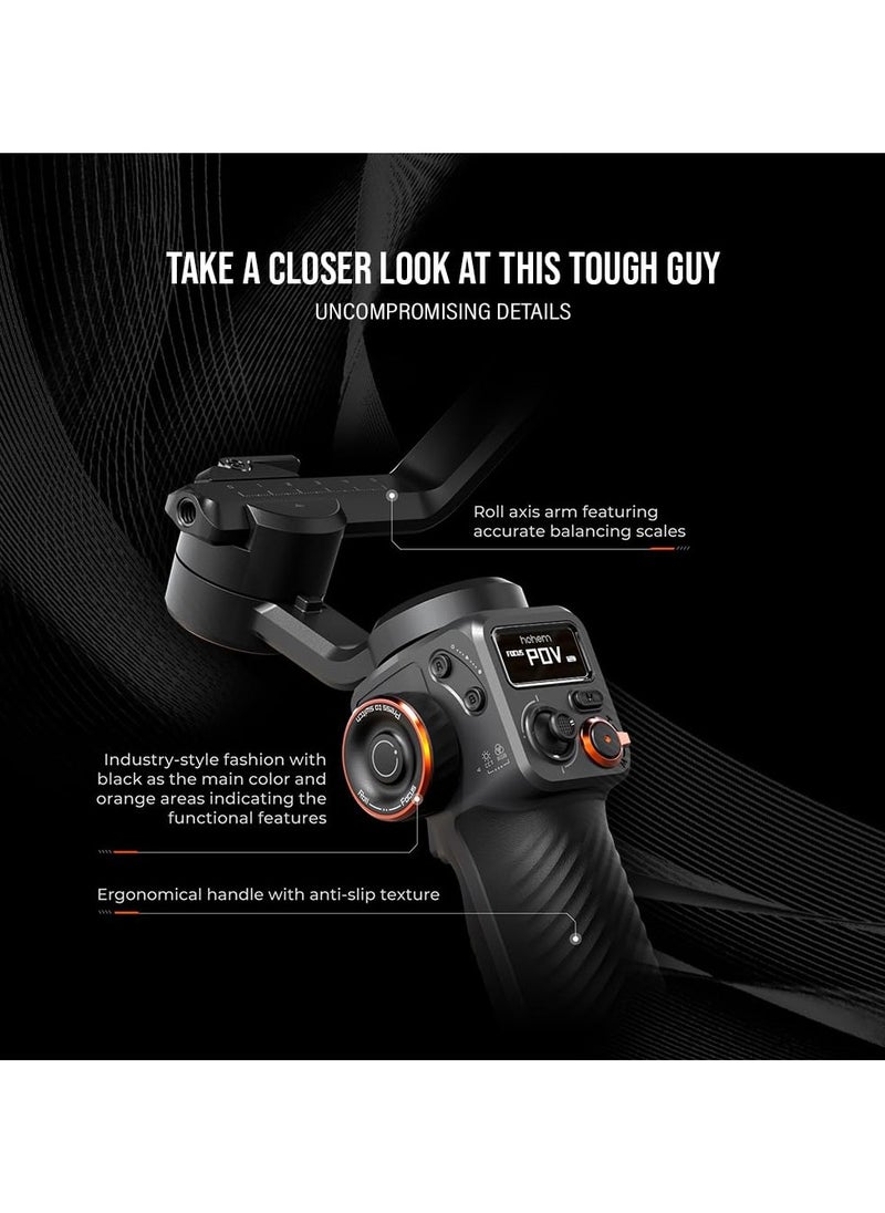 hohem iSteady M6 Kit Smartphone Gimbal Stabilizer 3-Axis with Magnetic Fill Light  - Image 5