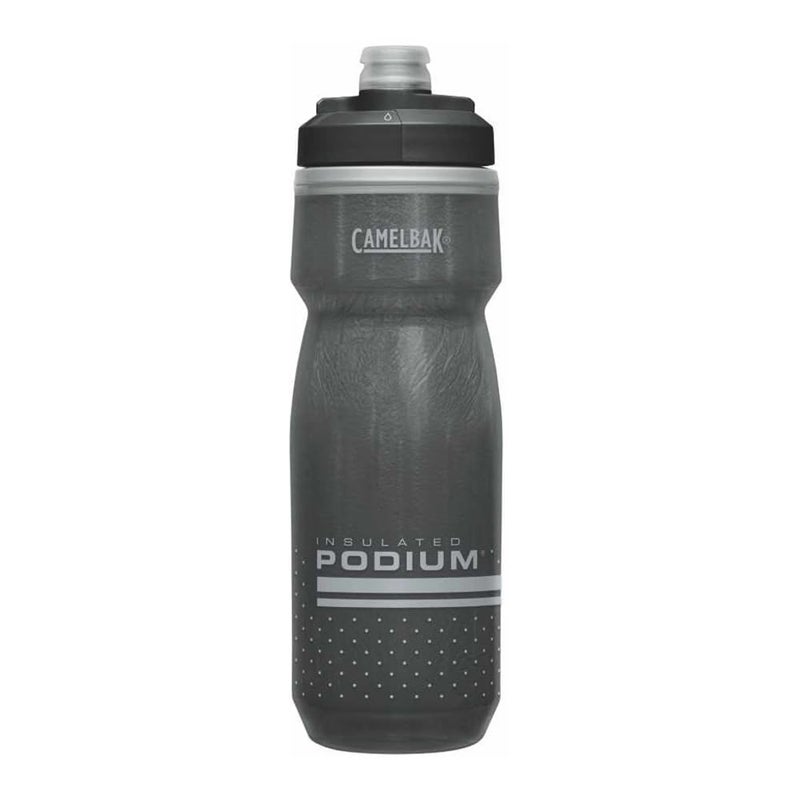 CamelBak Podium Chill Insulated Bike Water Bottle - Easy Squeeze Bottle - Fits Most Bike Cages - 21oz, Black - Image 1