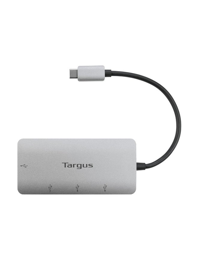 targus USB-C To 4-Port USB-A Hub Space Grey - Image 1