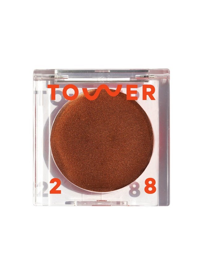 TOWER 28 Bronzino Illuminating Cream Bronzer Best Coast ; Multi Purpose Cheek And Lip Cream Bronzer In Dark Warm Bronze ; Moisturizing Silicone Free  - Image 2