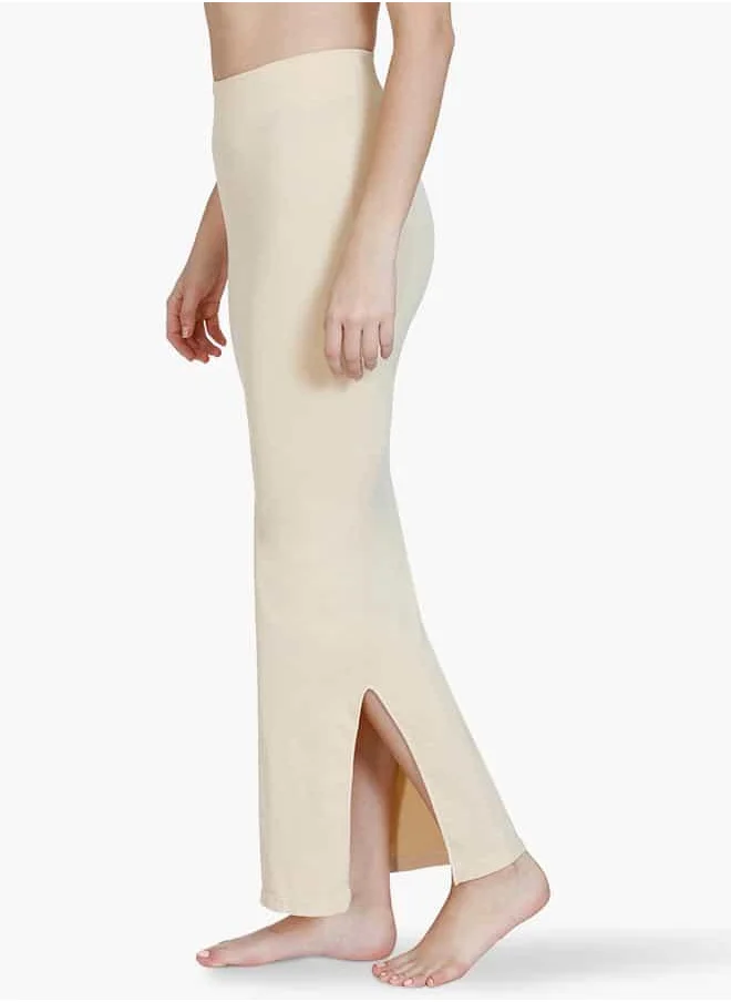 زيفامي Zivame Shaper Petticoat with Drawstring Closure and Slit
