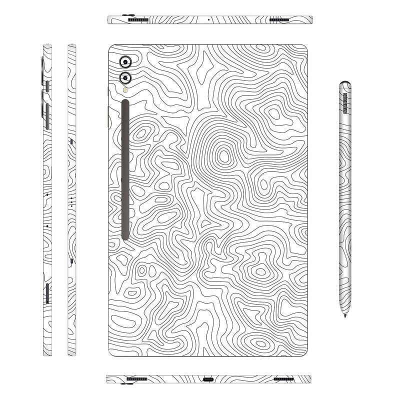 Capes Tablet Skins For Samsung Galaxy Tab S9 Ultra 5G | Ultra-Thin Protective Film | Anti-Scratch Vinyl Decal | Not Case/Cover (Tornado, Full Body Skin + S Pen Skin) - Image 1