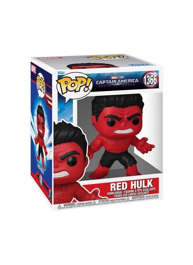 Funko Funko Pop Super: Captain America: Brave New World - Red Hulk - Collectable Vinyl Figure - Gift Idea - Official Merchandise - Toys for Kids & Adults - Superheroes Fans - Model Figure for Collectors  - Image 1