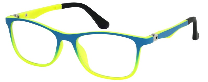 Yogo Vision Kids Blue Light Blocking Glasses Computer Eyeglasses Boys Girls Square Frames Anti Strain Reduce Glare (1 Pack) - Image 1