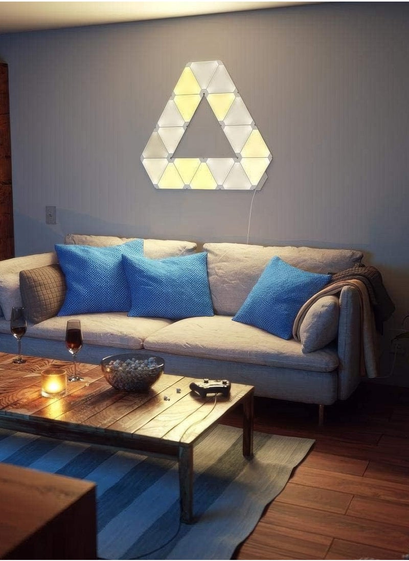 Nanoleaf - Light Panels Smarter Kit Rhythm Edition 12 Panels Plus 1 Controller - Image 1
