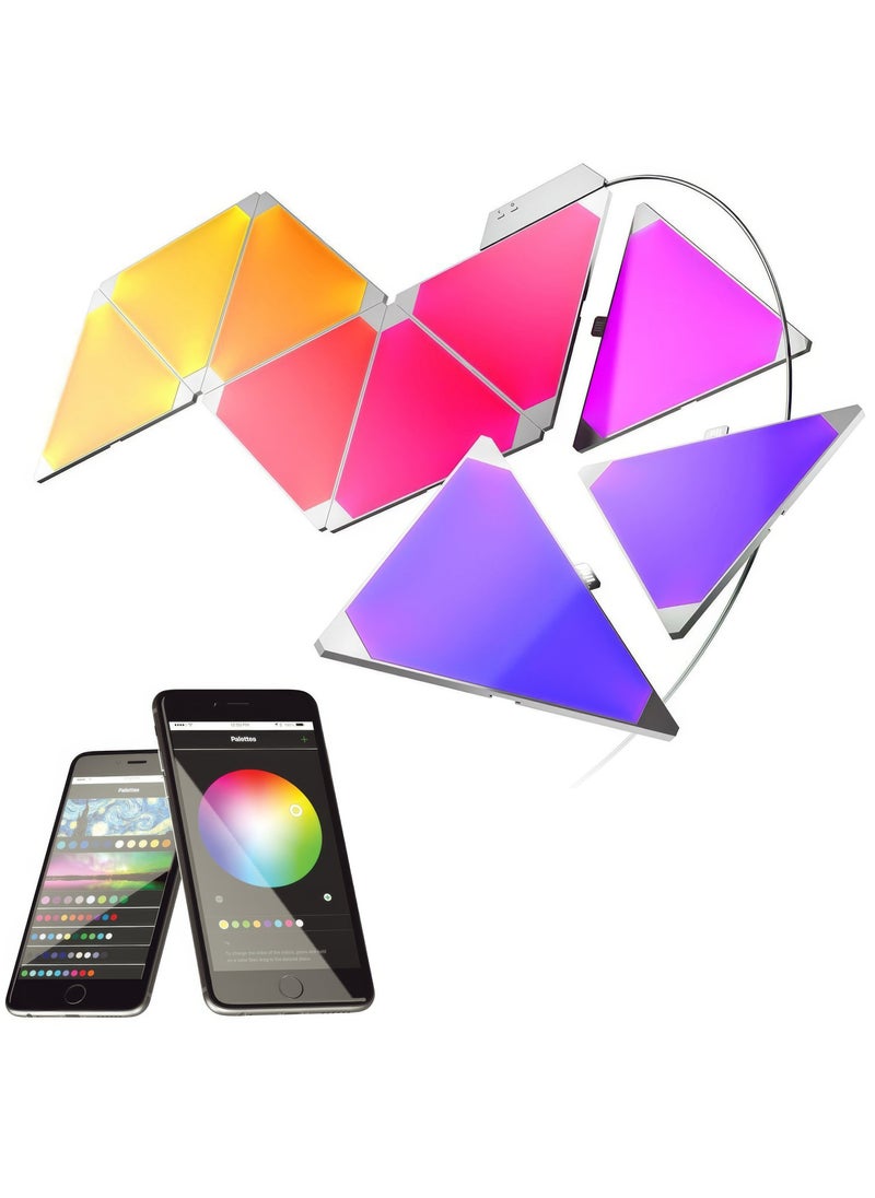 Nanoleaf - Light Panels Smarter Kit Rhythm Edition 12 Panels Plus 1 Controller - Image 1