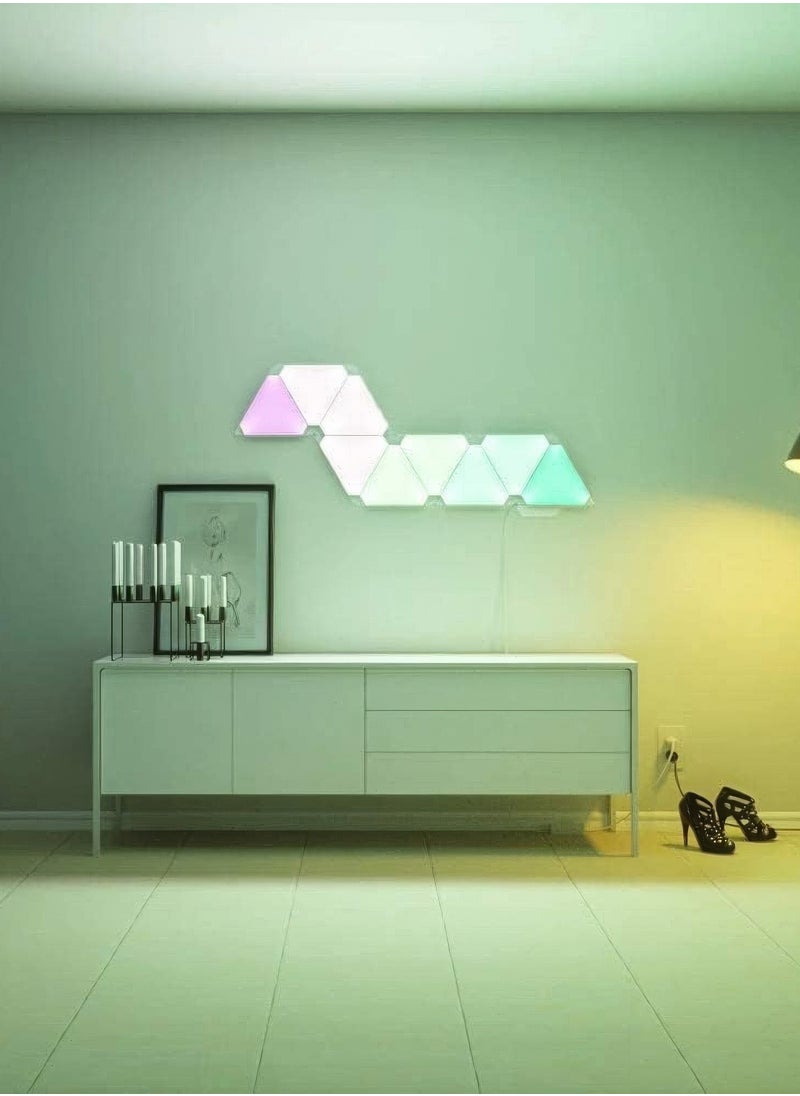 Nanoleaf - Light Panels Smarter Kit Rhythm Edition 12 Panels Plus 1 Controller - Image 1