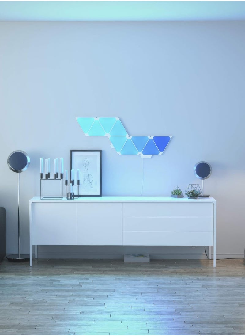 Nanoleaf - Light Panels Smarter Kit Rhythm Edition 12 Panels Plus 1 Controller - Image 1