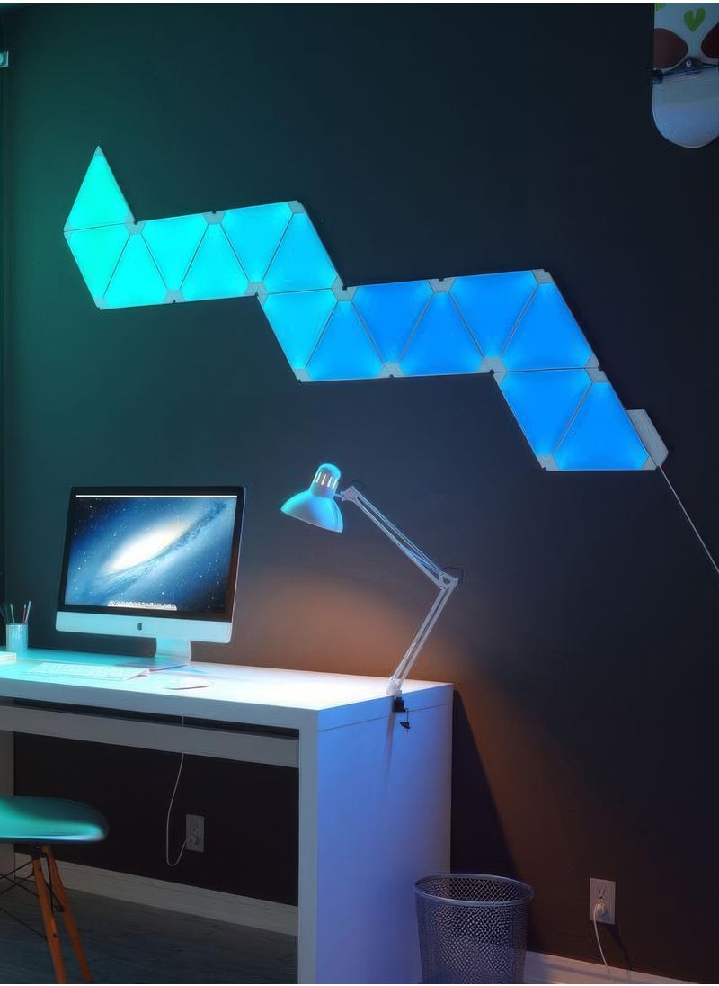 Nanoleaf - Light Panels Smarter Kit Rhythm Edition 12 Panels Plus 1 Controller - Image 1