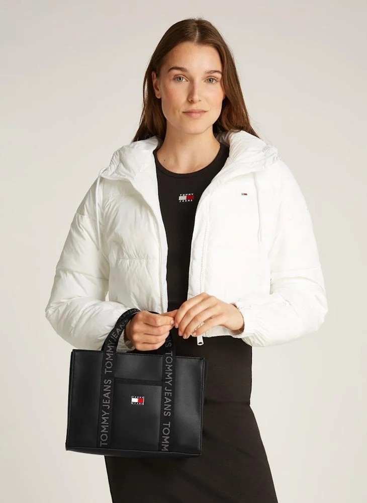 TOMMY JEANS Logo Detail Zip Over Tote
