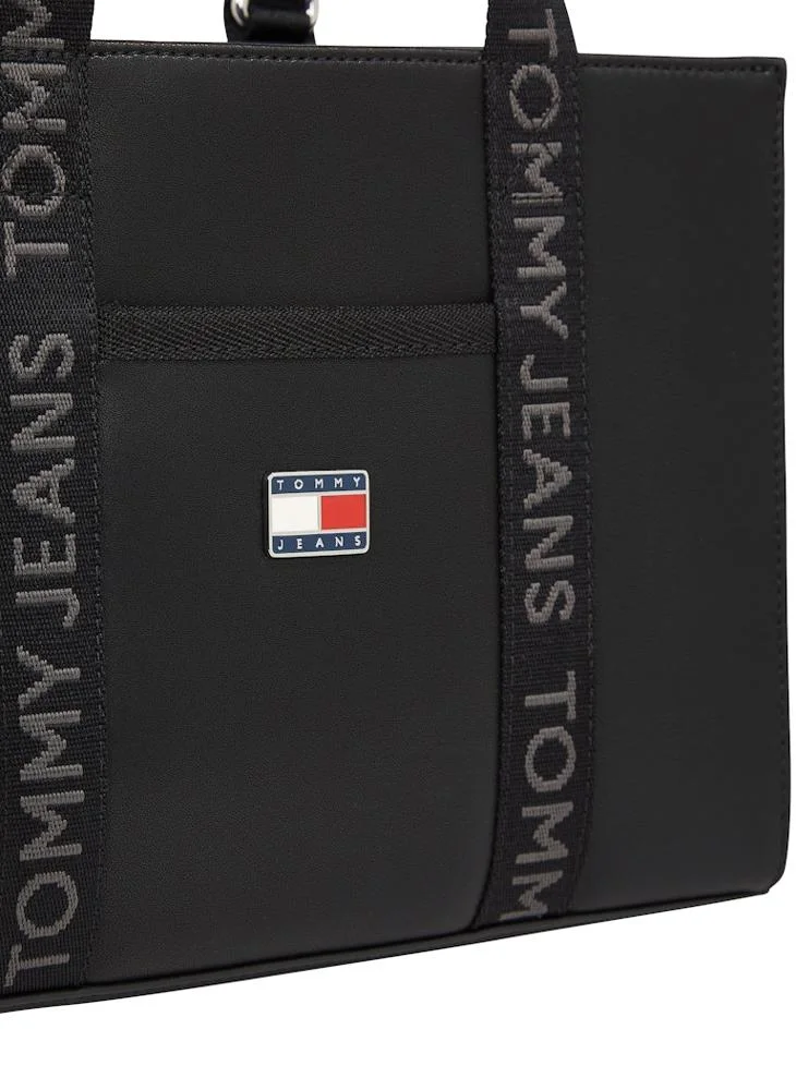TOMMY JEANS Logo Detail Zip Over Tote