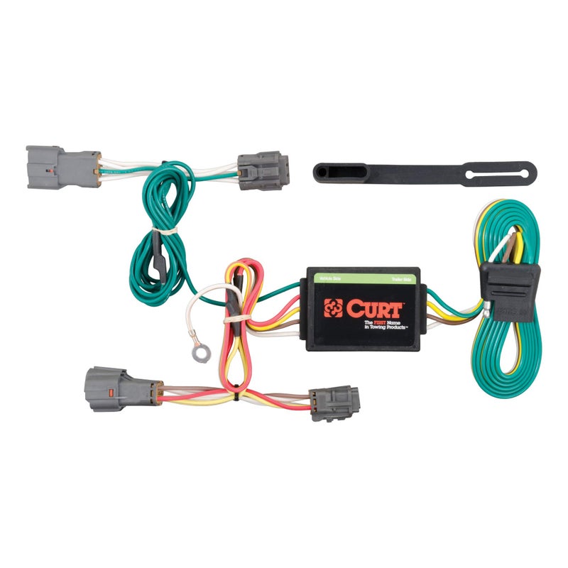 CURT 56222 Vehicle-Side Custom 4-Pin Trailer Wiring Harness, Fits Select Kia Rondo, Soul - Image 1