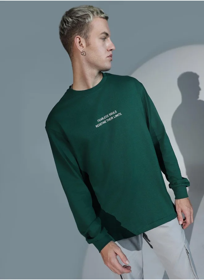 هوبرهولمي Forest Green T-Shirt For Men