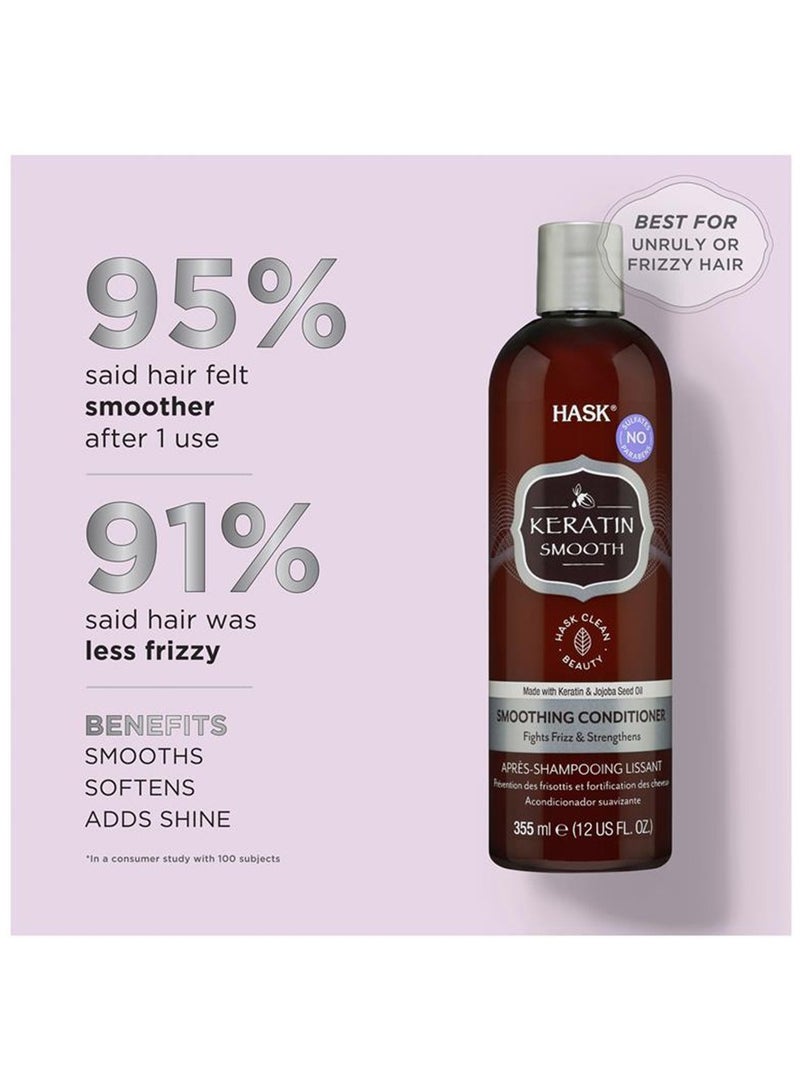HASK Keratin Smooth Smoothing Conditioner 1L  - Image 4