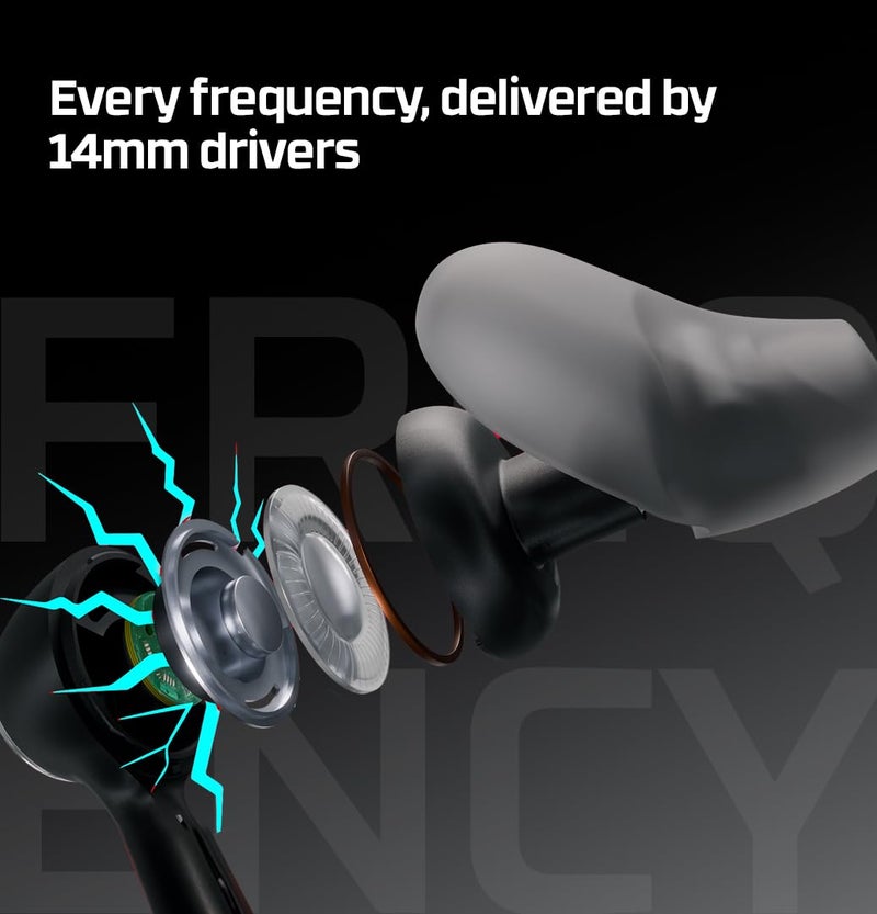 HyperX Cloud Earbuds III S Black – Wired Earbuds, PC; Nintendo Switch; Console Controller, Dynamic; 14.3 mm Driver, Silicone Ear Tips - Black - Image 4