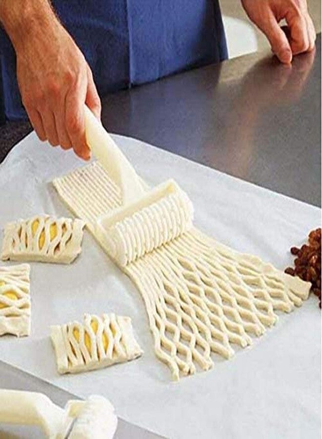 Cafurty Pizza Cutters - Lattice Cutter Pastry Tool for Perfect Lattice Pie Crusts - Essential Lattice Pastry Cutter for Baking Enthusiasts (Large) - Image 5