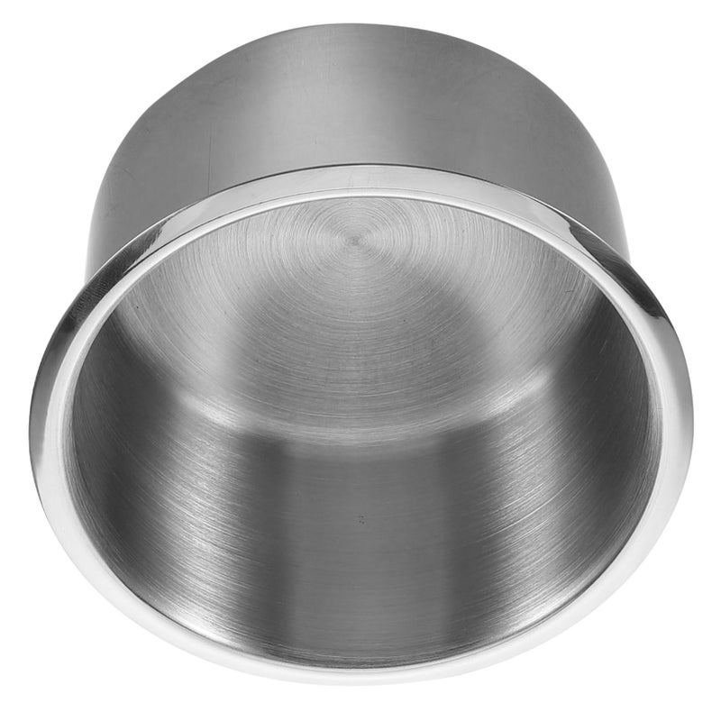 Stainless Steel Recessed Cup Holder for Car Boat RV Desk Table Easy Clean - Image 2