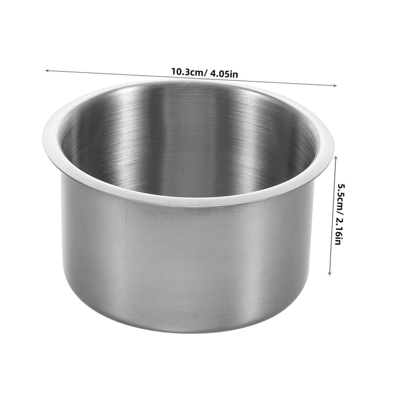 Stainless Steel Recessed Cup Holder for Car Boat RV Desk Table Easy Clean - Image 3