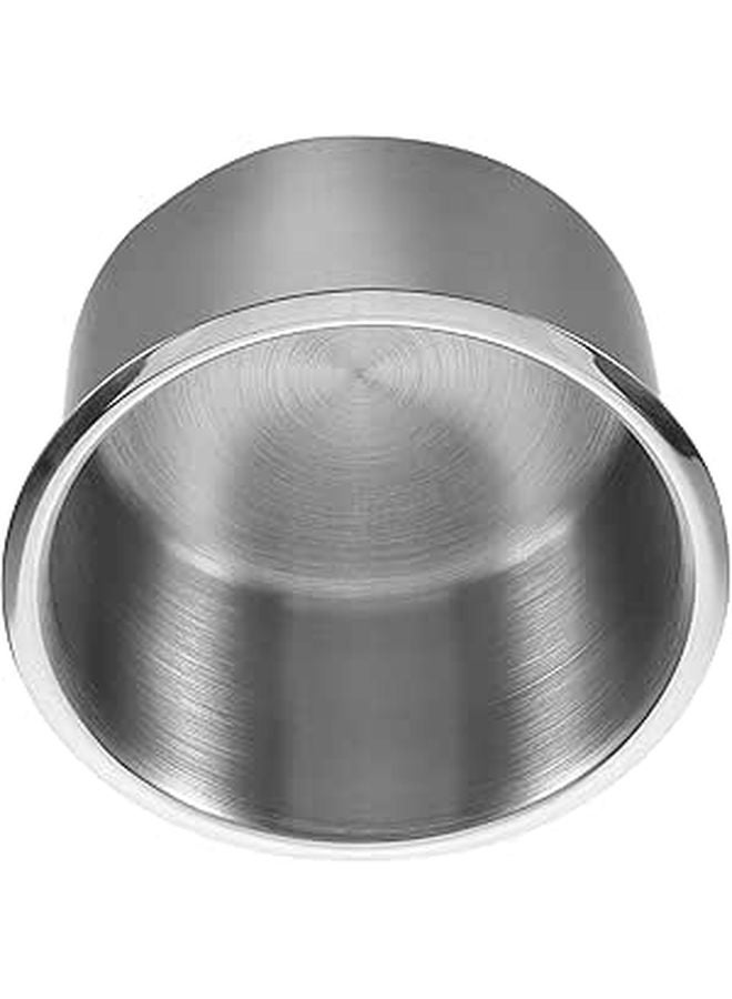 Stainless Steel Recessed Cup Holder for Car Boat RV Desk Table Easy Clean - Image 1