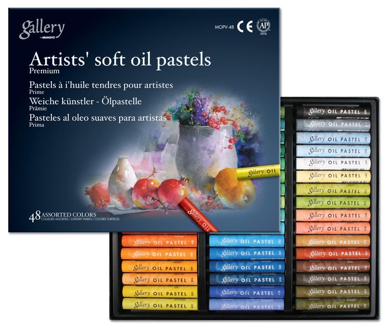 Mungyo Gallery Soft Oil Pastels (48 Pieces)|Multicolor - Image 1